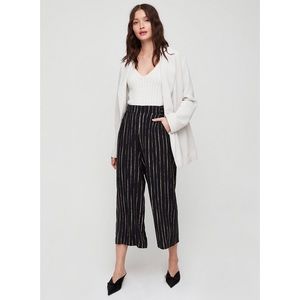 Aritzia Wilfred Faun Pants - wide leg, relaxed fit